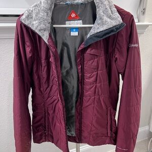 Columbia Women's Maroon Omni Heat Jacket